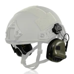 Активные наушники Earmor M31H (Helmet version) с креплением ARC rail. Олива
