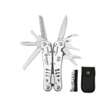 Мультитул Ganzo G302B. Сверхпрочная сталь. 12 разных элементов. Стальний 4