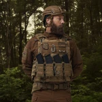 Бойовий бронежилет IBV-2 (Stanag 2920). Вага 3.7 кг. Збільшена площа захисту. Койот. S/M 3