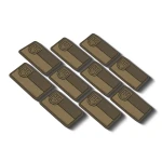 Шеврон прапор України з гербом. М'який ПВХ пластик. Койот 5